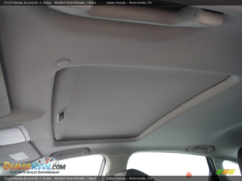 2019 Honda Accord EX-L Sedan Modern Steel Metallic / Black Photo #10
