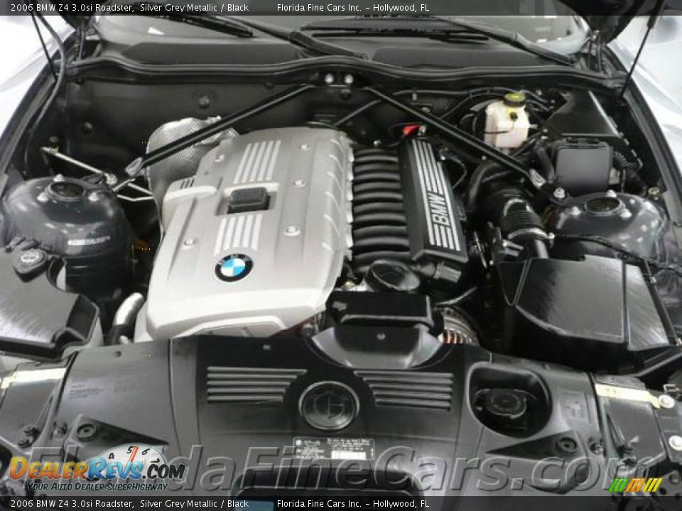 2006 BMW Z4 3.0si Roadster Silver Grey Metallic / Black Photo #10