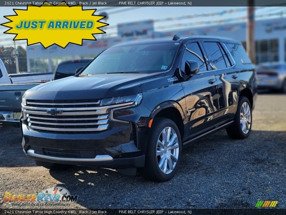 2021 Chevrolet Tahoe High Country 4WD Black / Jet Black Photo #1