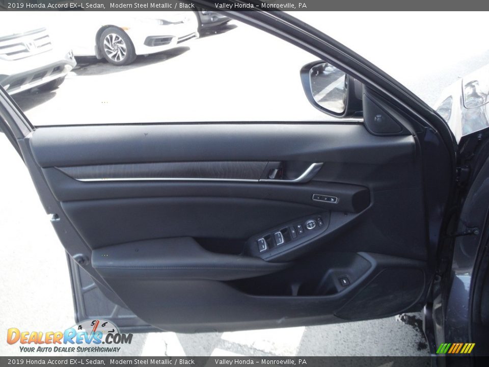 2019 Honda Accord EX-L Sedan Modern Steel Metallic / Black Photo #11