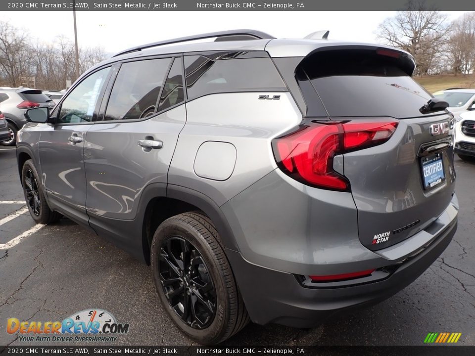 2020 GMC Terrain SLE AWD Satin Steel Metallic / Jet Black Photo #12