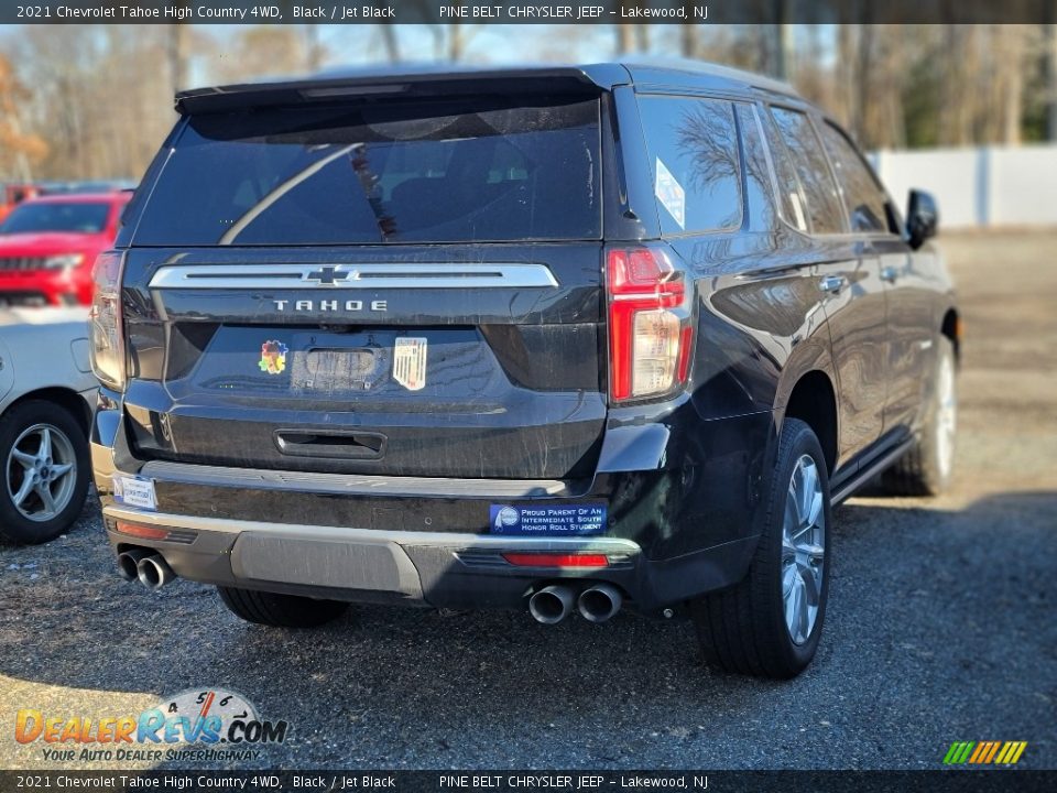 2021 Chevrolet Tahoe High Country 4WD Black / Jet Black Photo #3