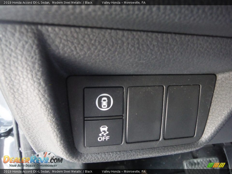 2019 Honda Accord EX-L Sedan Modern Steel Metallic / Black Photo #14