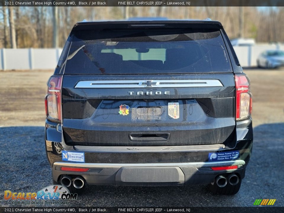 2021 Chevrolet Tahoe High Country 4WD Black / Jet Black Photo #4