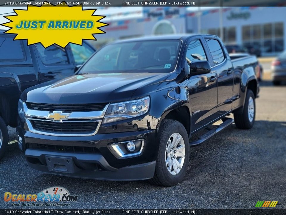 2019 Chevrolet Colorado LT Crew Cab 4x4 Black / Jet Black Photo #1