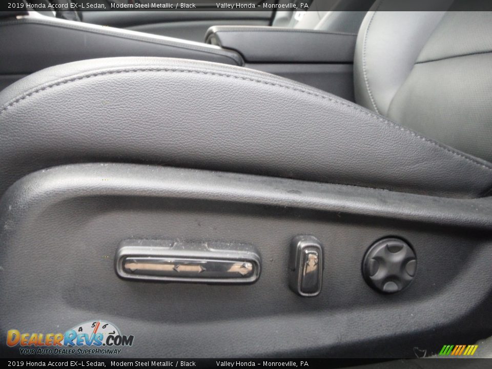 2019 Honda Accord EX-L Sedan Modern Steel Metallic / Black Photo #16