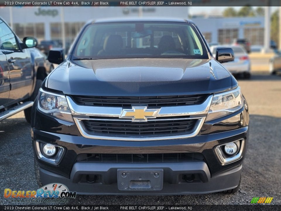 2019 Chevrolet Colorado LT Crew Cab 4x4 Black / Jet Black Photo #2