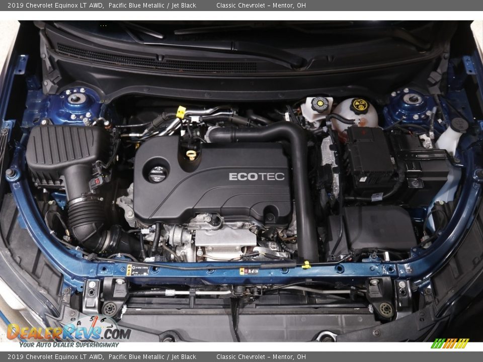 2019 Chevrolet Equinox LT AWD Pacific Blue Metallic / Jet Black Photo #19