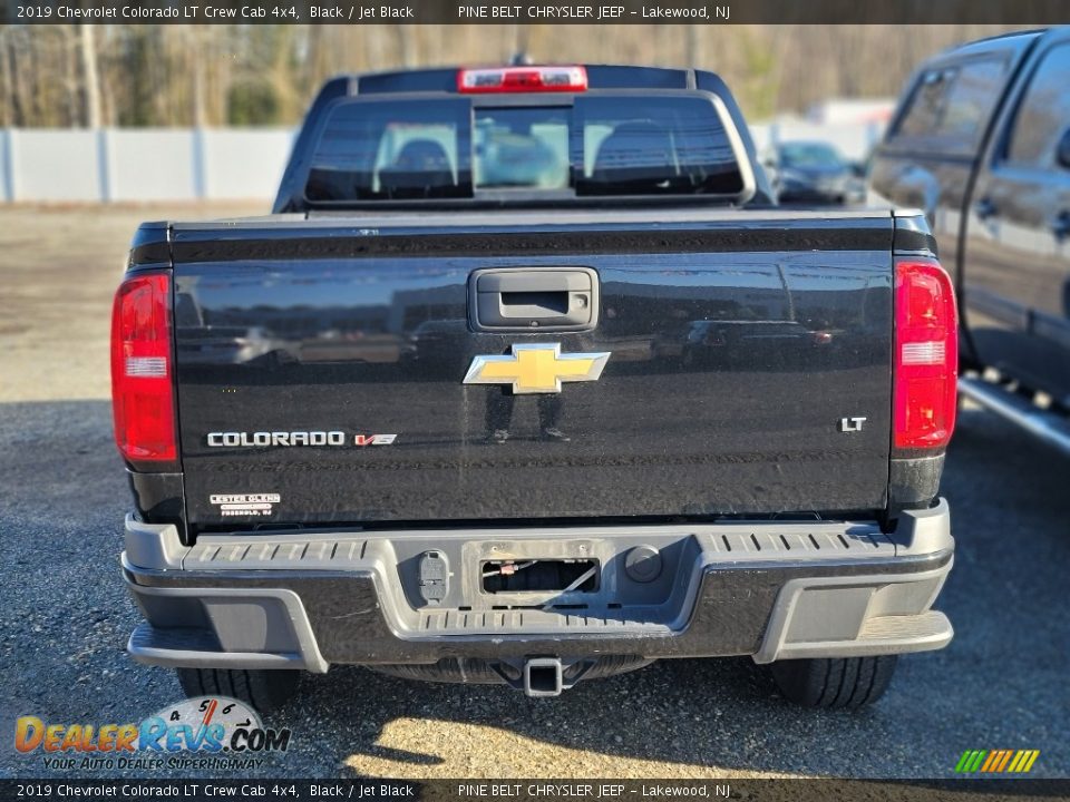 2019 Chevrolet Colorado LT Crew Cab 4x4 Black / Jet Black Photo #4