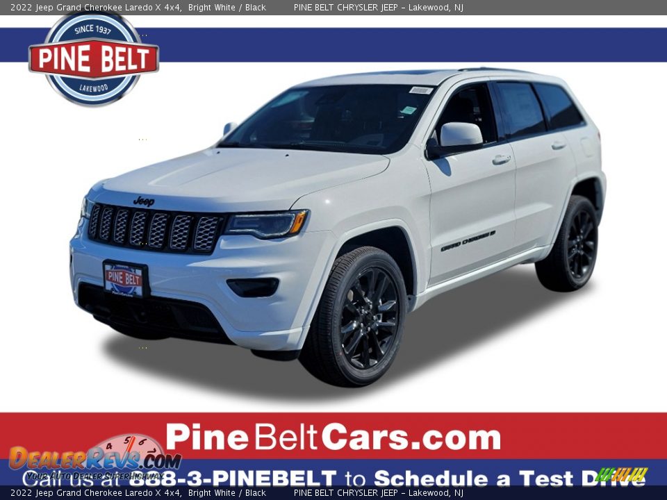 2022 Jeep Grand Cherokee Laredo X 4x4 Bright White / Black Photo #1