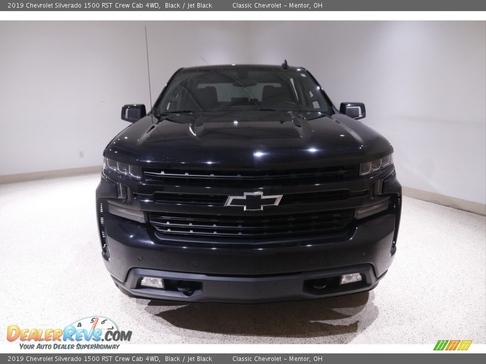 2019 Chevrolet Silverado 1500 RST Crew Cab 4WD Black / Jet Black Photo #2