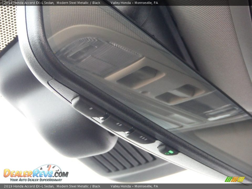 2019 Honda Accord EX-L Sedan Modern Steel Metallic / Black Photo #30