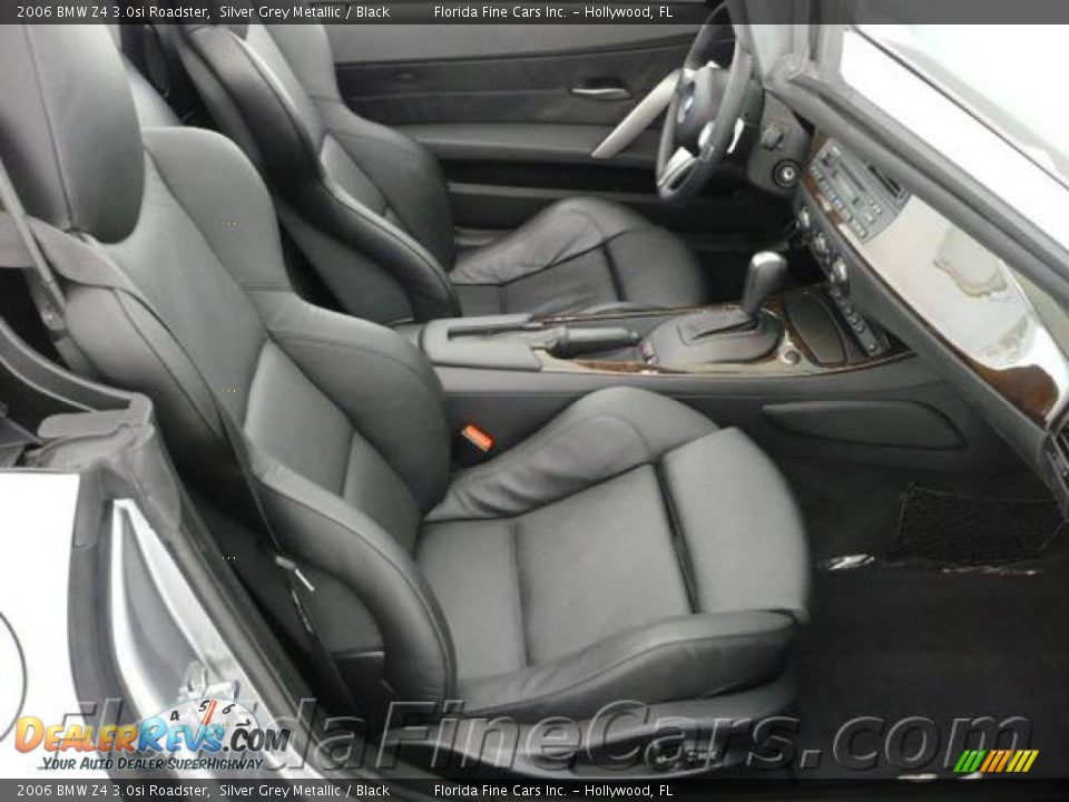2006 BMW Z4 3.0si Roadster Silver Grey Metallic / Black Photo #14