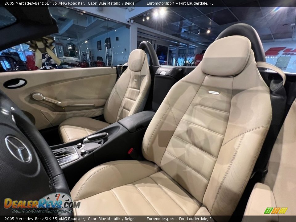 Front Seat of 2005 Mercedes-Benz SLK 55 AMG Roadster Photo #4
