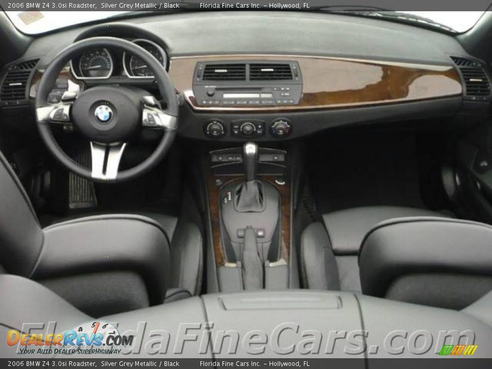 2006 BMW Z4 3.0si Roadster Silver Grey Metallic / Black Photo #15
