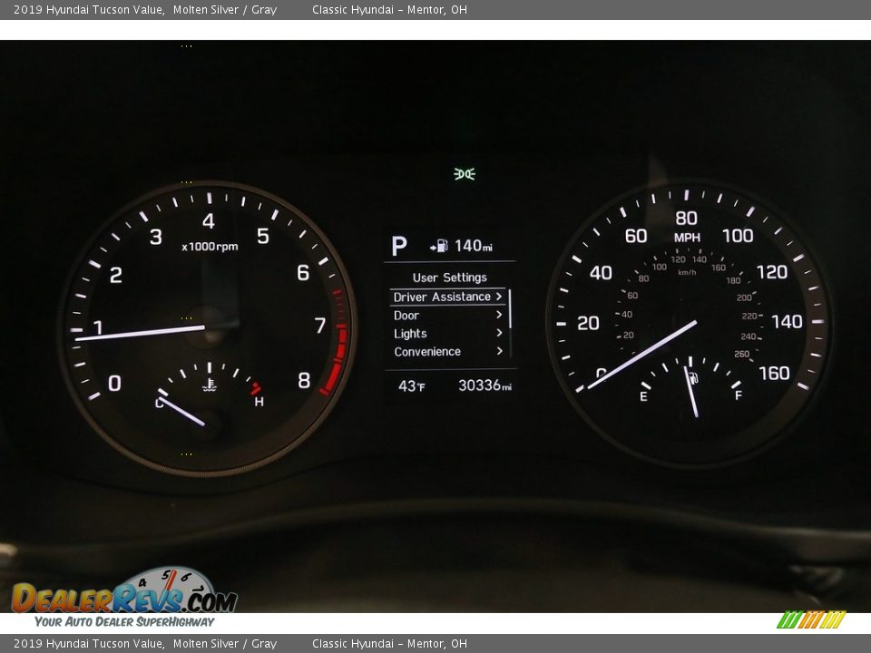 2019 Hyundai Tucson Value Molten Silver / Gray Photo #8