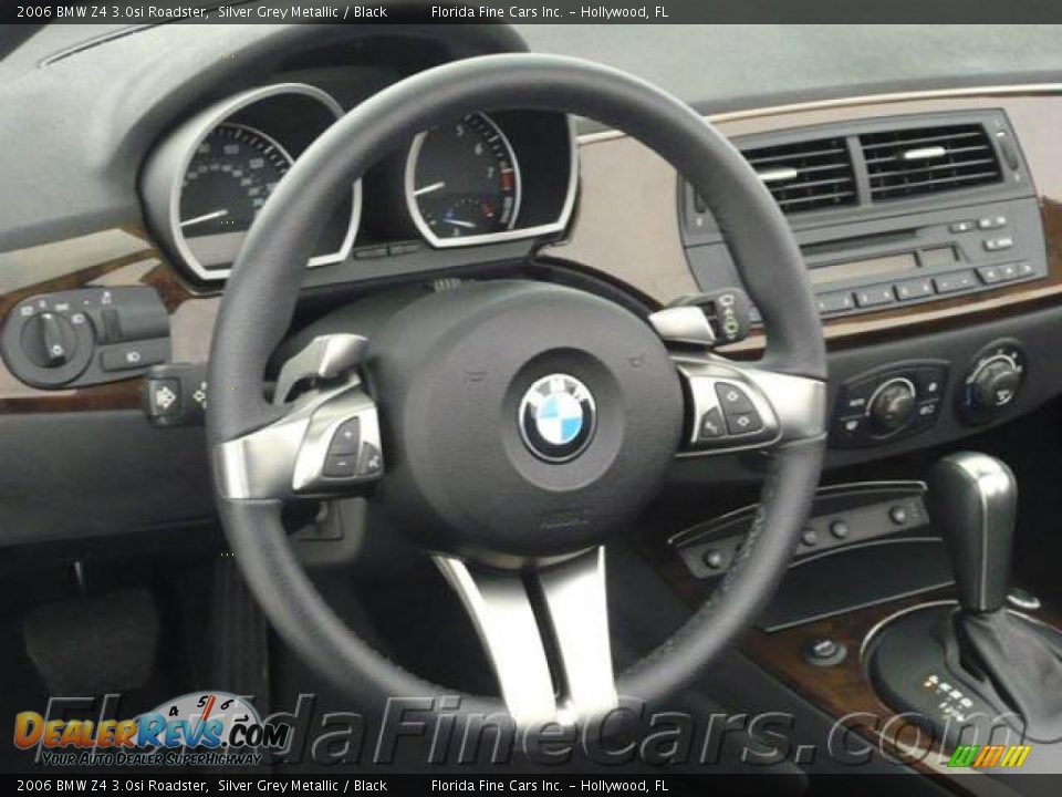 2006 BMW Z4 3.0si Roadster Silver Grey Metallic / Black Photo #16