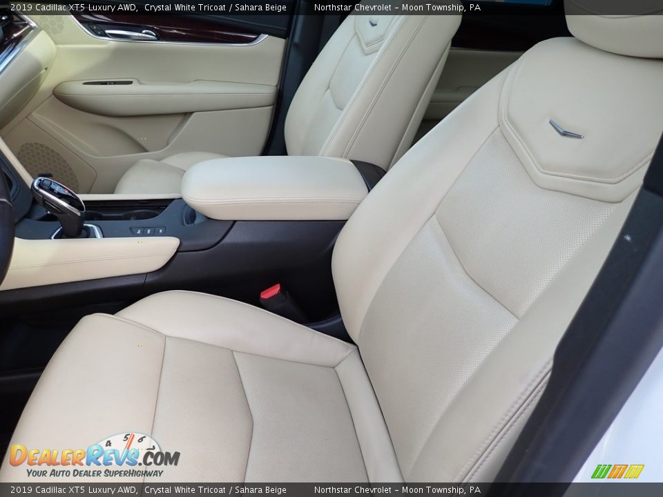 2019 Cadillac XT5 Luxury AWD Crystal White Tricoat / Sahara Beige Photo #20