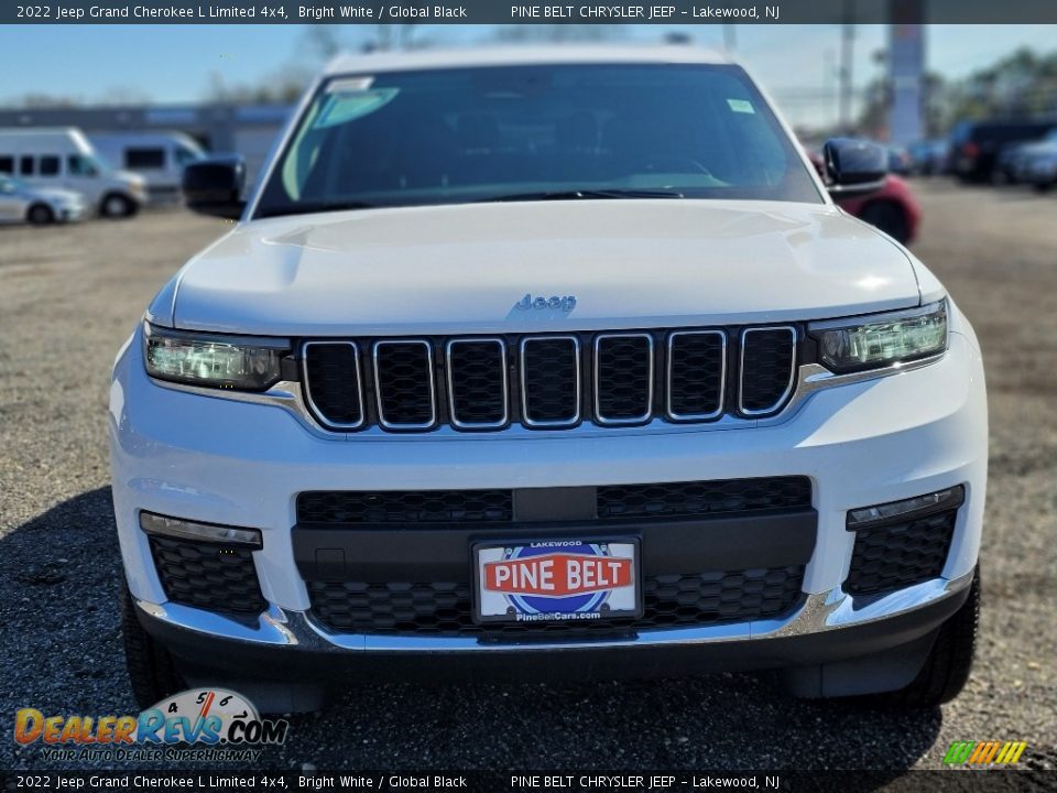 2022 Jeep Grand Cherokee L Limited 4x4 Bright White / Global Black Photo #3