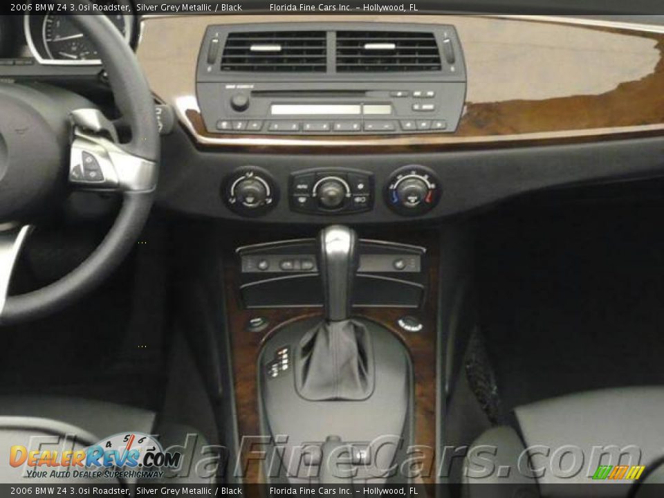 2006 BMW Z4 3.0si Roadster Silver Grey Metallic / Black Photo #17