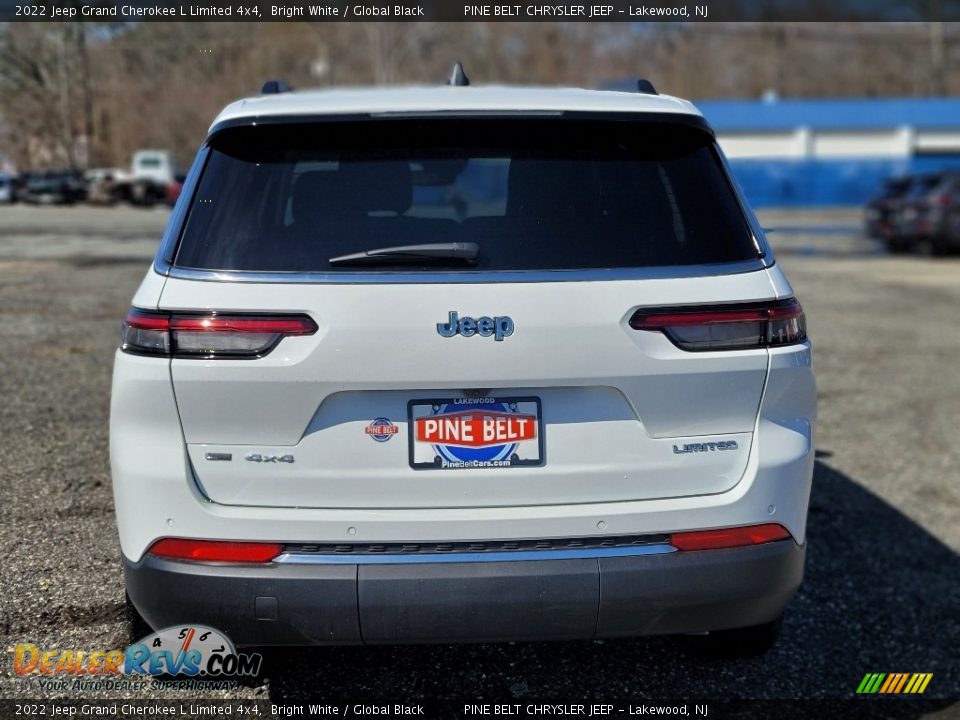 2022 Jeep Grand Cherokee L Limited 4x4 Bright White / Global Black Photo #7