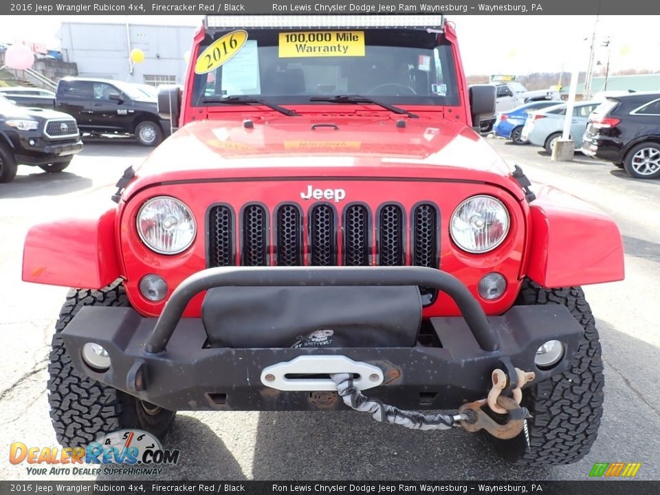 2016 Jeep Wrangler Rubicon 4x4 Firecracker Red / Black Photo #9