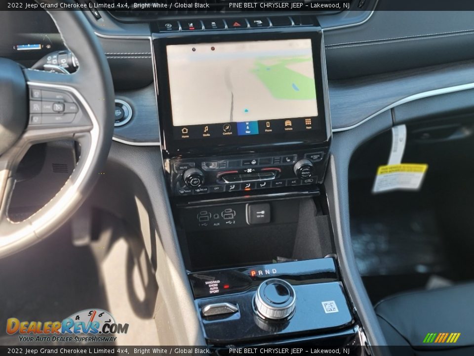 2022 Jeep Grand Cherokee L Limited 4x4 Bright White / Global Black Photo #12