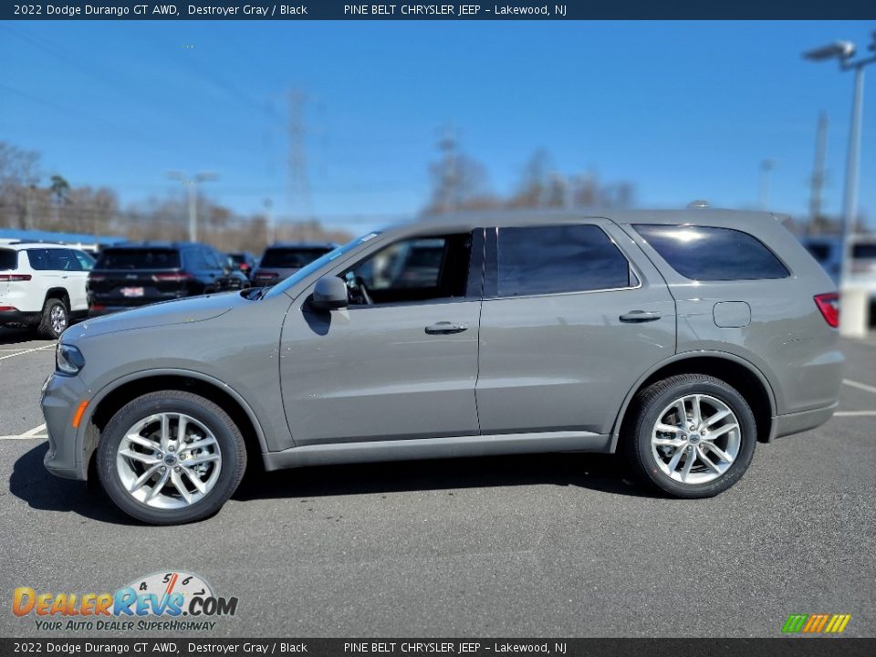 2022 Dodge Durango GT AWD Destroyer Gray / Black Photo #4