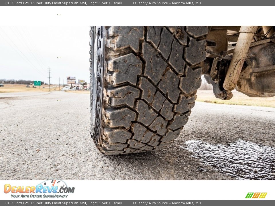 2017 Ford F250 Super Duty Lariat SuperCab 4x4 Ingot Silver / Camel Photo #12