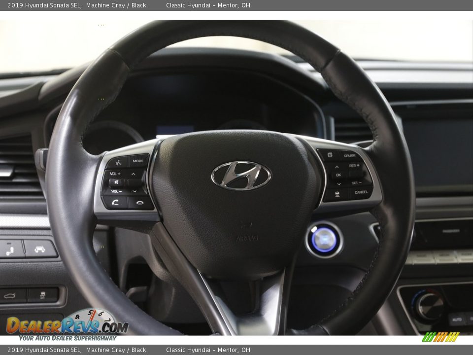 2019 Hyundai Sonata SEL Machine Gray / Black Photo #7