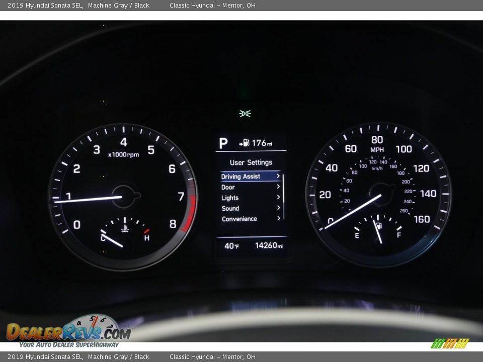 2019 Hyundai Sonata SEL Machine Gray / Black Photo #8