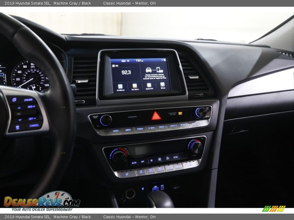 2019 Hyundai Sonata SEL Machine Gray / Black Photo #9
