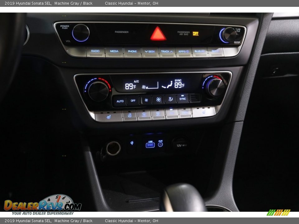 2019 Hyundai Sonata SEL Machine Gray / Black Photo #12