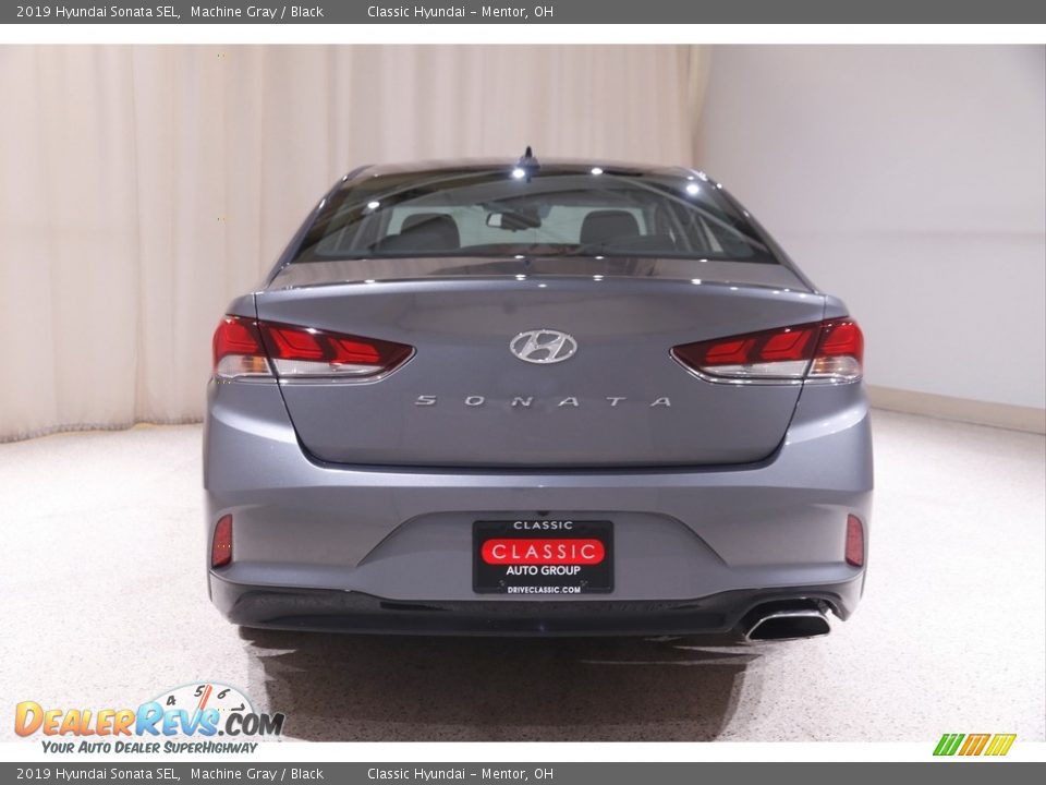 2019 Hyundai Sonata SEL Machine Gray / Black Photo #17