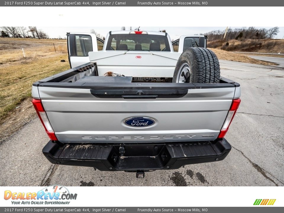 2017 Ford F250 Super Duty Lariat SuperCab 4x4 Ingot Silver / Camel Photo #21