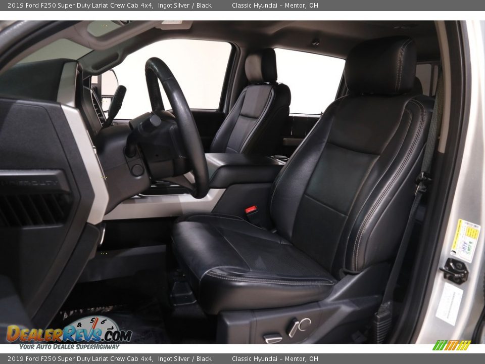2019 Ford F250 Super Duty Lariat Crew Cab 4x4 Ingot Silver / Black Photo #6