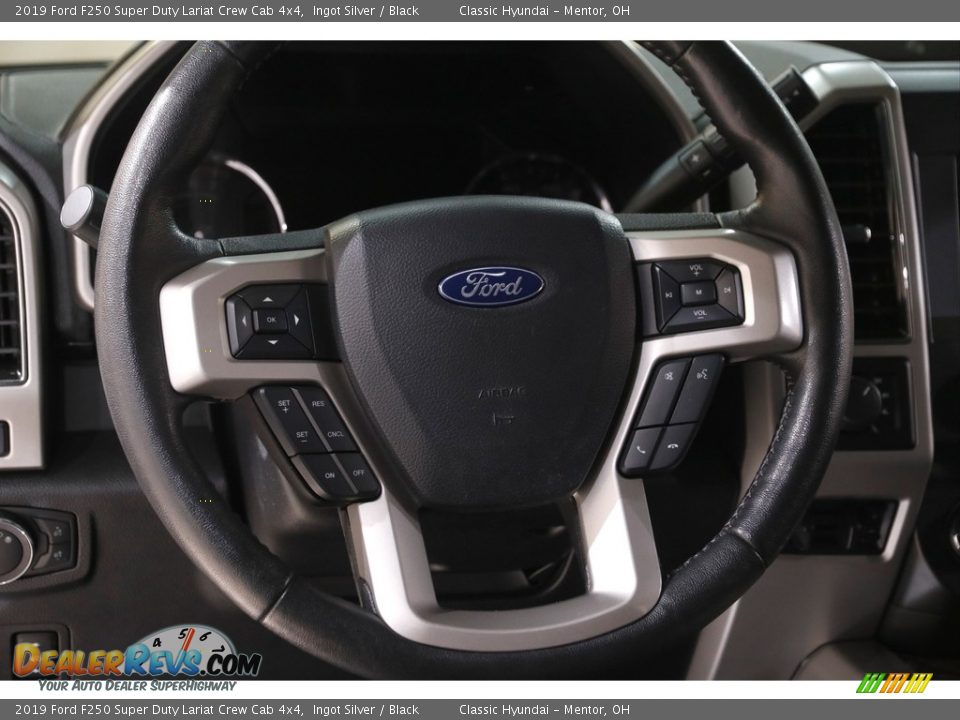 2019 Ford F250 Super Duty Lariat Crew Cab 4x4 Ingot Silver / Black Photo #8