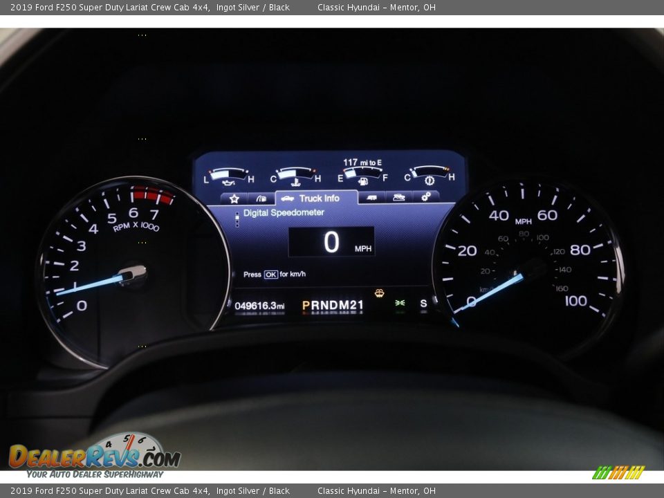2019 Ford F250 Super Duty Lariat Crew Cab 4x4 Ingot Silver / Black Photo #9