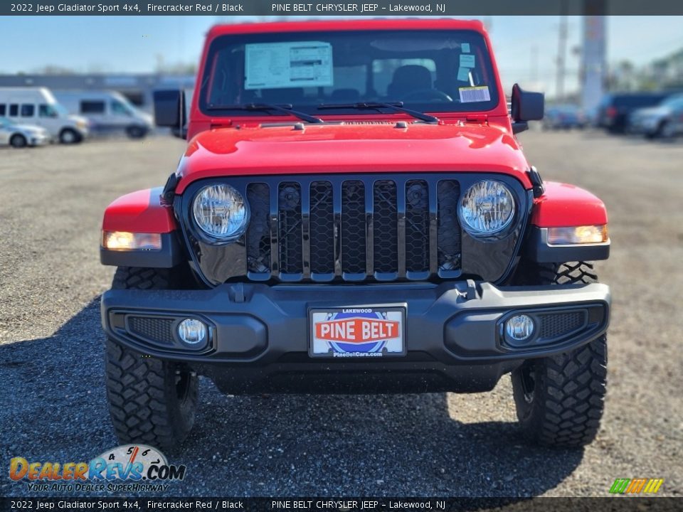 2022 Jeep Gladiator Sport 4x4 Firecracker Red / Black Photo #3