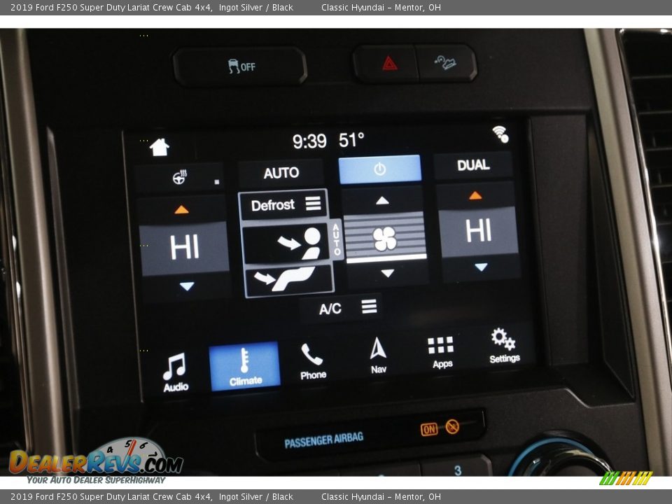 2019 Ford F250 Super Duty Lariat Crew Cab 4x4 Ingot Silver / Black Photo #12