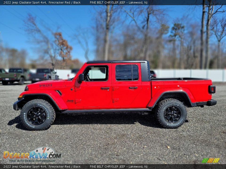 2022 Jeep Gladiator Sport 4x4 Firecracker Red / Black Photo #4