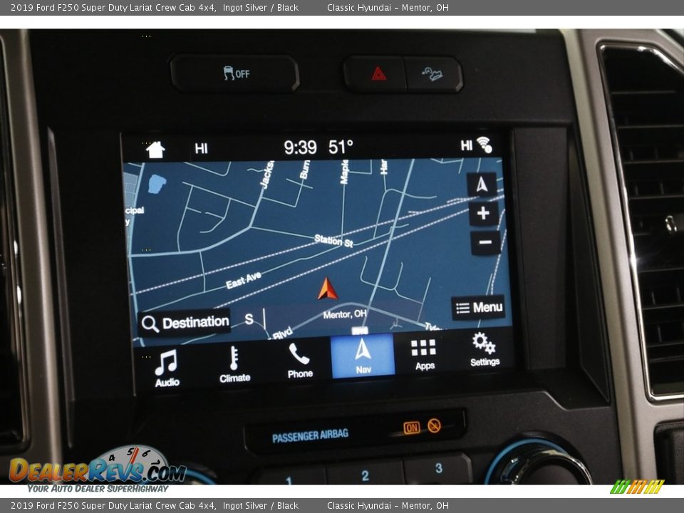 2019 Ford F250 Super Duty Lariat Crew Cab 4x4 Ingot Silver / Black Photo #14