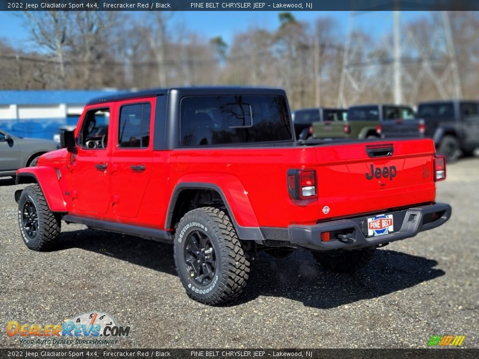 2022 Jeep Gladiator Sport 4x4 Firecracker Red / Black Photo #6