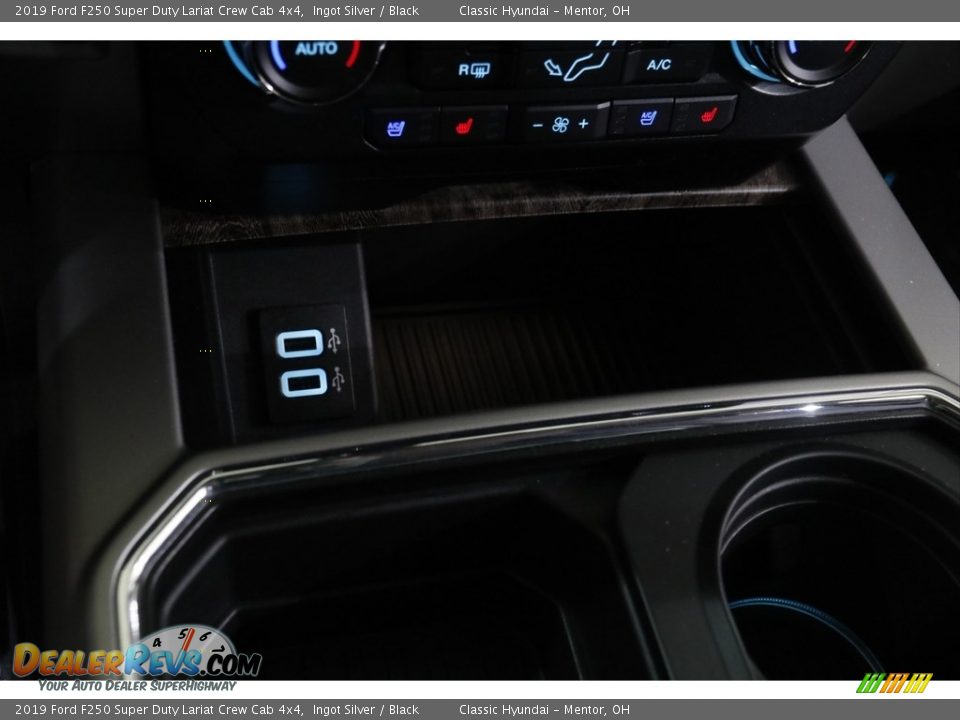 2019 Ford F250 Super Duty Lariat Crew Cab 4x4 Ingot Silver / Black Photo #17