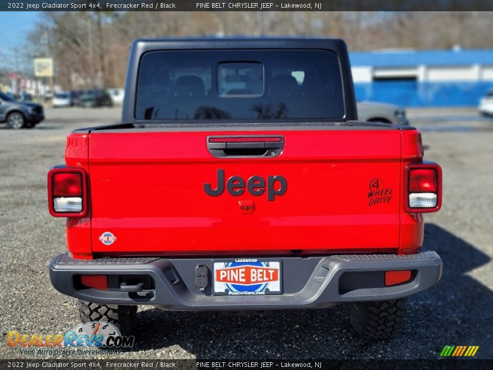 2022 Jeep Gladiator Sport 4x4 Firecracker Red / Black Photo #7