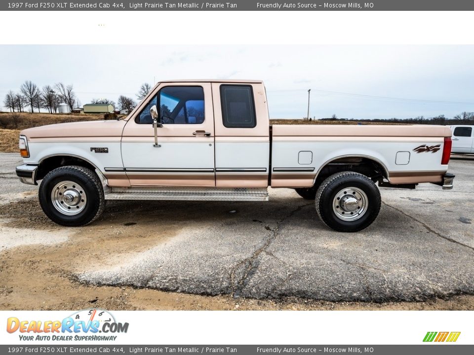 Light Prairie Tan Metallic 1997 Ford F250 XLT Extended Cab 4x4 Photo #7