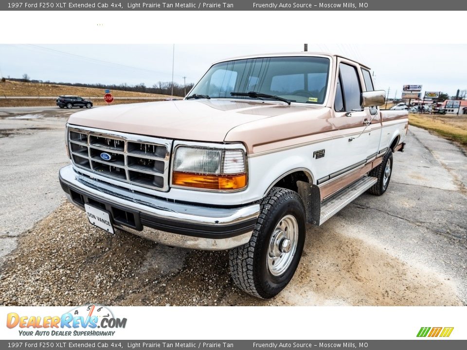 Light Prairie Tan Metallic 1997 Ford F250 XLT Extended Cab 4x4 Photo #8