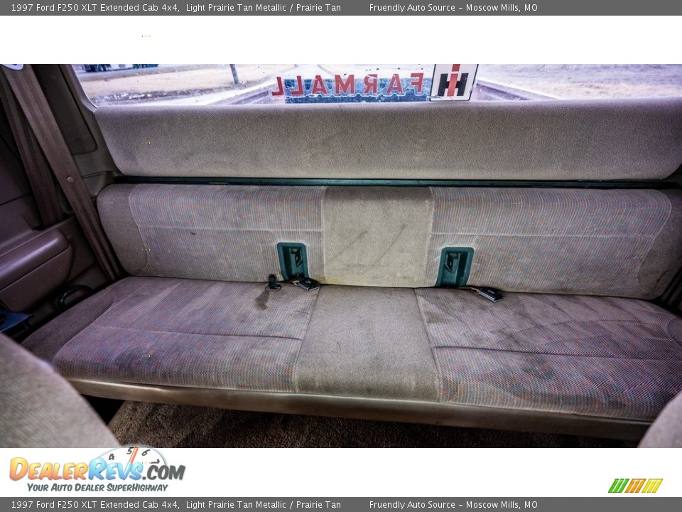 Rear Seat of 1997 Ford F250 XLT Extended Cab 4x4 Photo #20