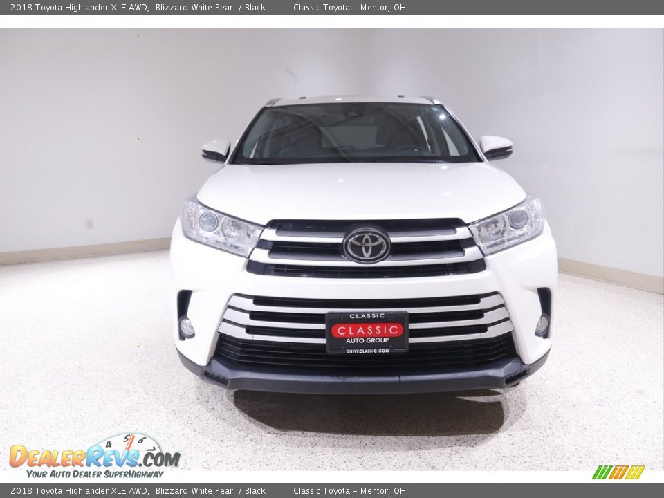 2018 Toyota Highlander XLE AWD Blizzard White Pearl / Black Photo #2