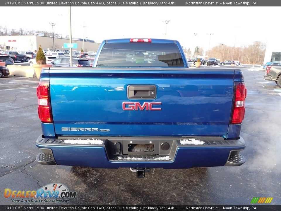 2019 GMC Sierra 1500 Limited Elevation Double Cab 4WD Stone Blue Metallic / Jet Black/Dark Ash Photo #6